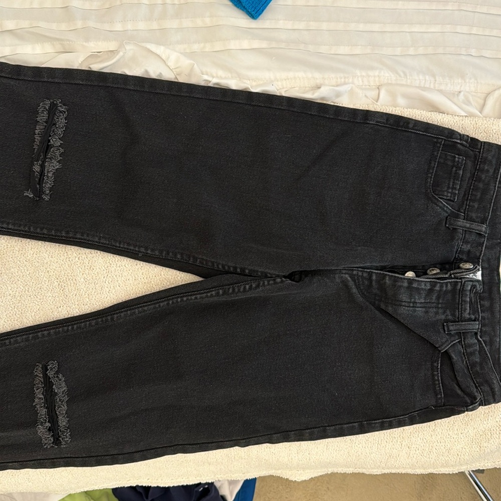 princess polly black ripped jeans